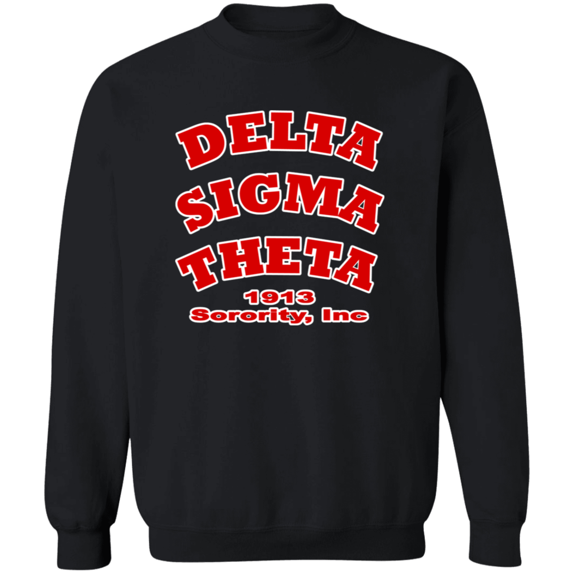 Delta Sigma Theta Sweatshirt Paraphernalia Screen Printed Unisex