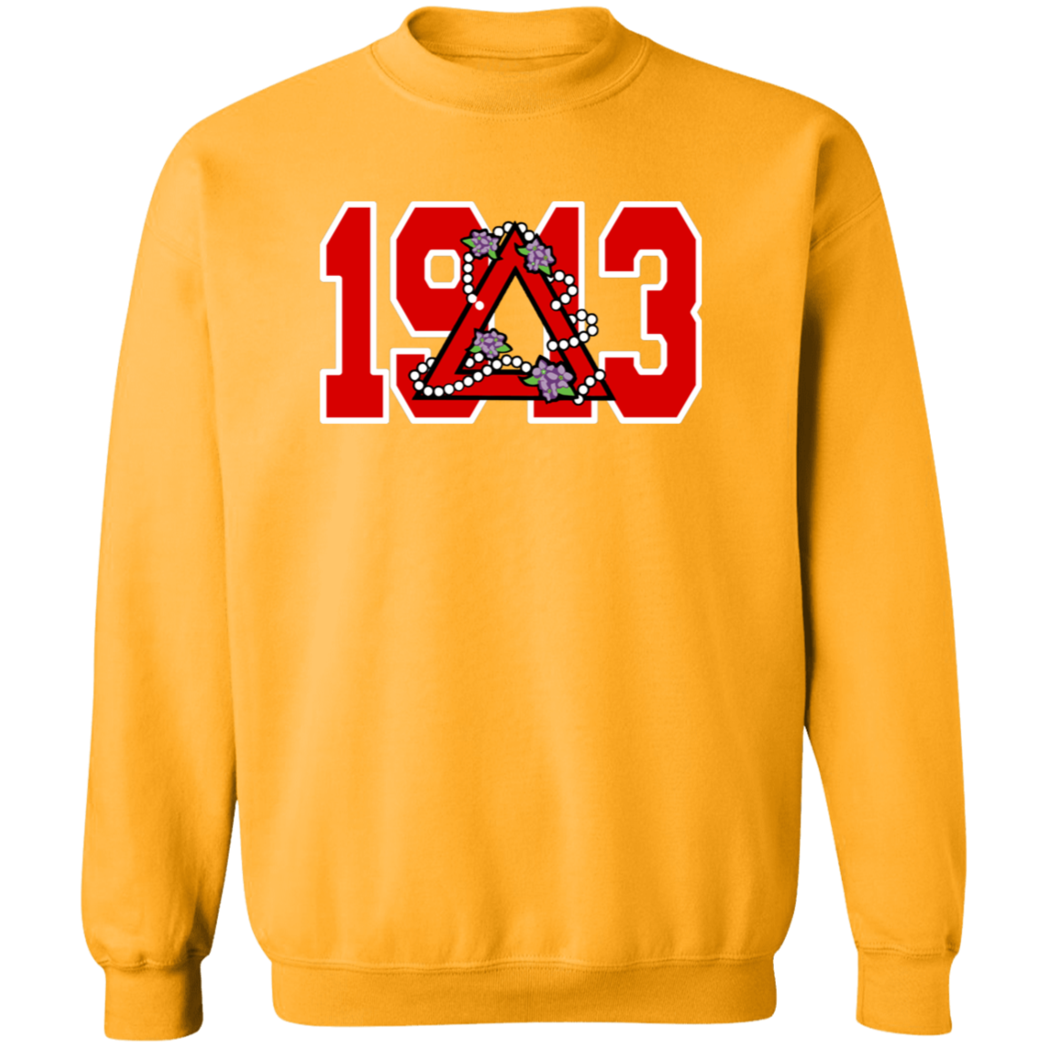 Delta Sigma Theta Sweatshirt Paraphernalia Screen Printed Unisex