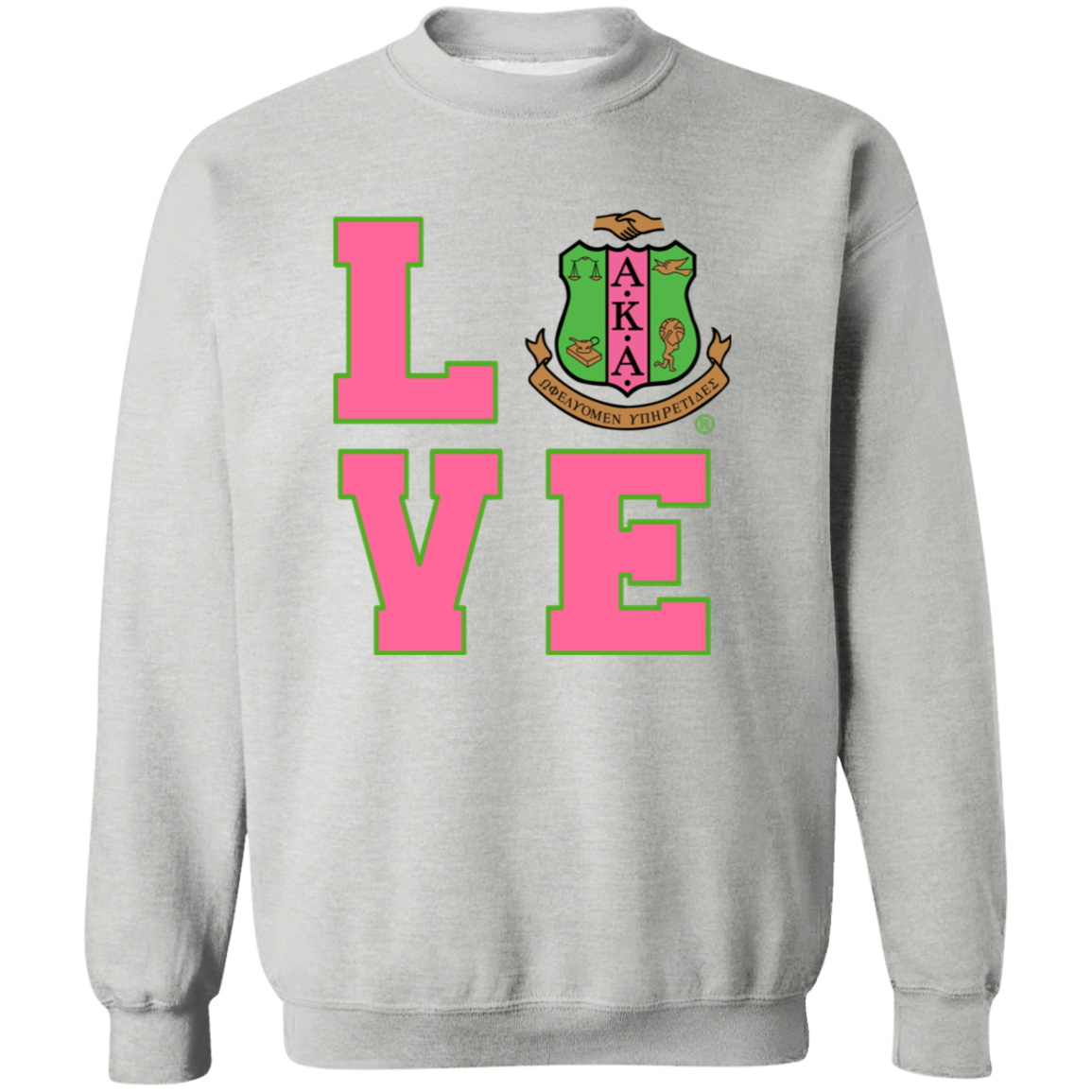 Alpha Kappa Alpha Crewneck Pullover Sweatshirt