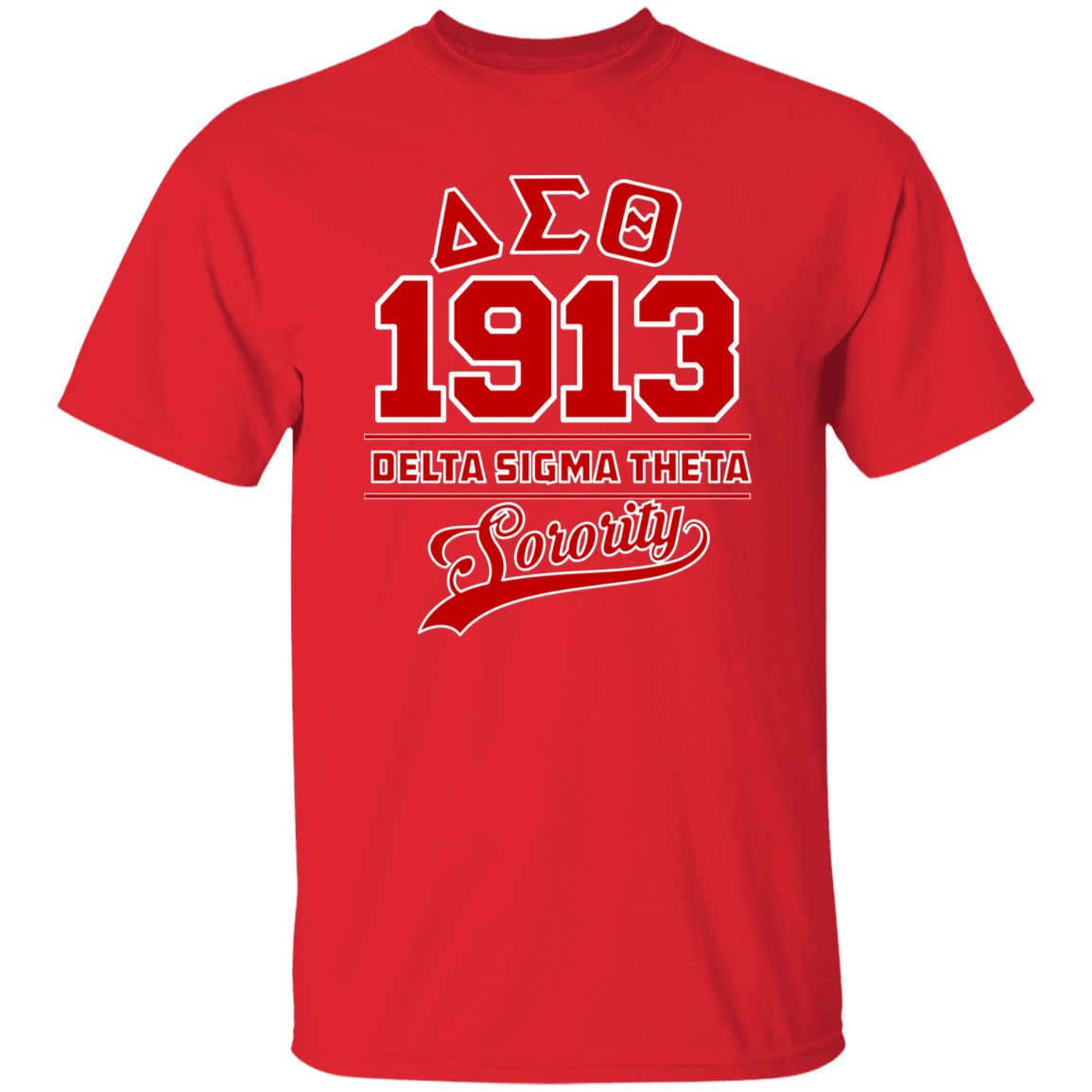 Delta Sigma Theta T-Shirt Paraphernalia Screen Printed Unisex