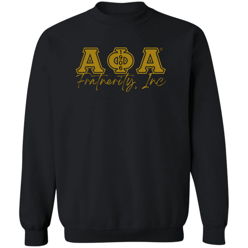 Alpha Phi Alpha Black Ice Collection Sweatshirt Ed. 2 - My Greek Letters