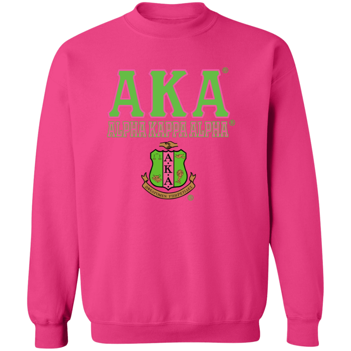Alpha Kappa Alpha Crewneck Pullover Sweatshirt