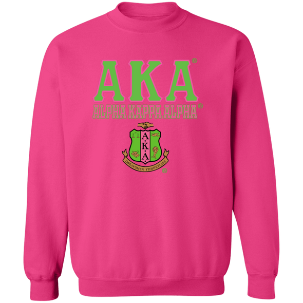 Alpha Kappa Alpha Crewneck Pullover Sweatshirt