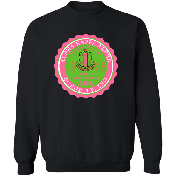 Alpha Kappa Alpha Screen Printed Crewneck Sweatshirt