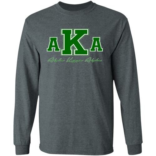 Alpha Kappa Alpha Screen Printed Long Sleeve
