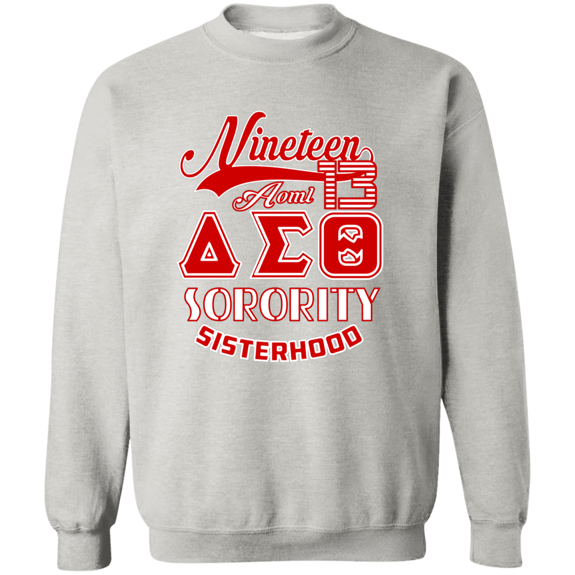 Delta Sigma Theta Sweatshirt Paraphernalia Screen Printed Unisex