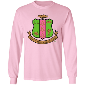 Alpha Kappa Alpha Screen Printed Long Sleeve