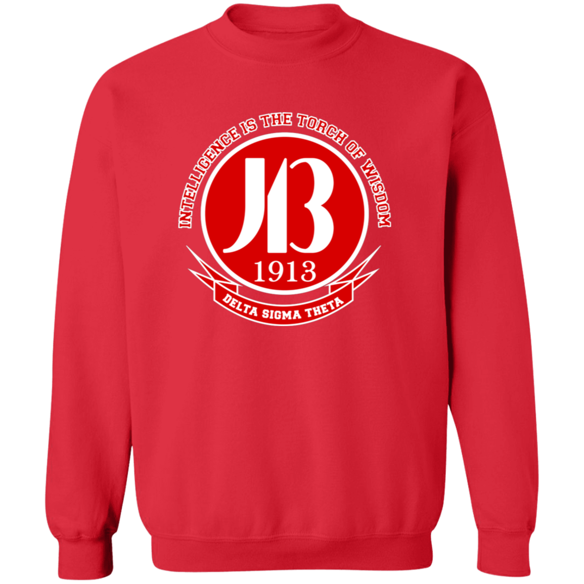 Delta Sigma Theta Sweatshirt Paraphernalia Screen Printed Unisex