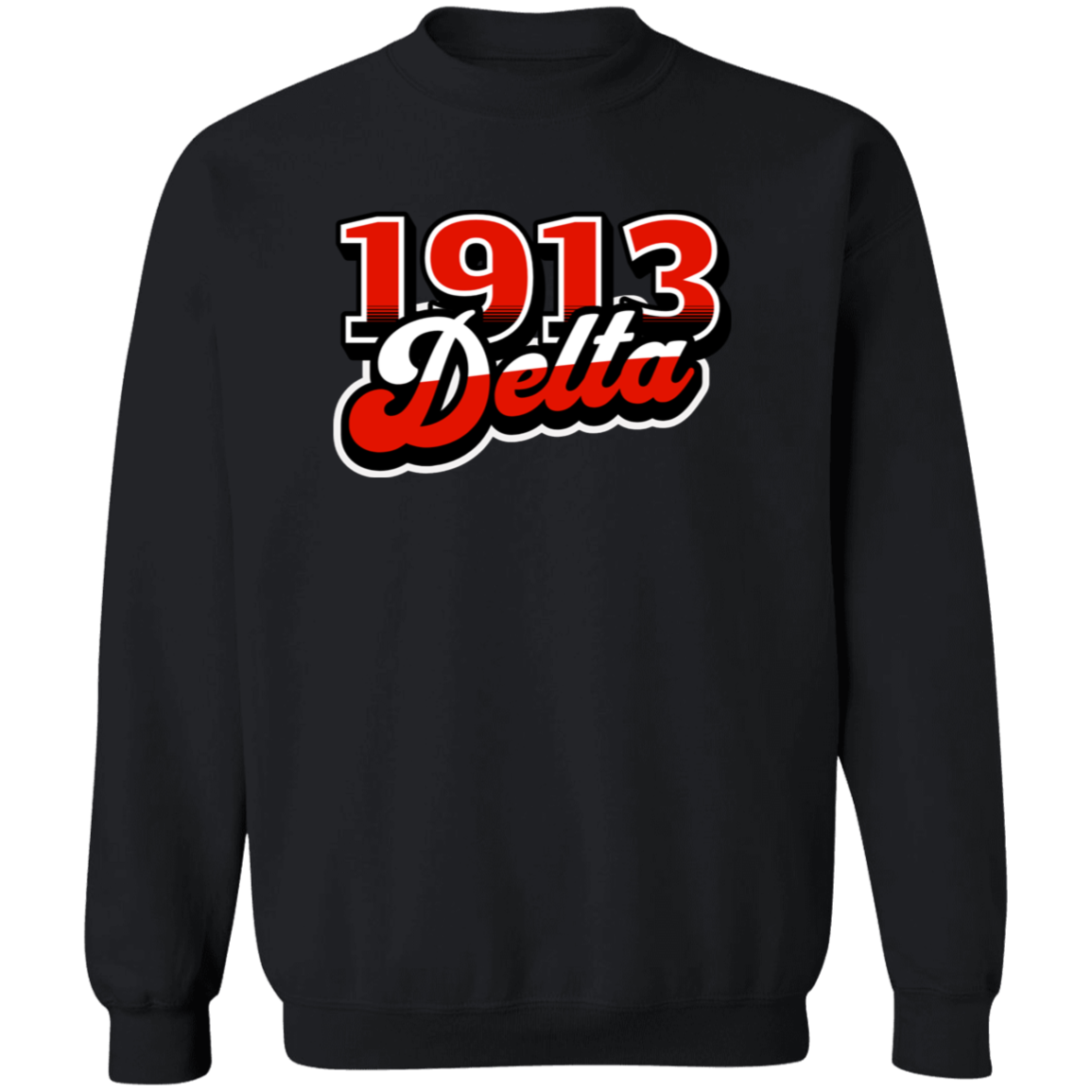 Delta Sigma Theta Sweatshirt Paraphernalia Screen Printed Unisex
