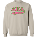 Alpha Kappa Alpha Screen Printed Crewneck Sweatshirt
