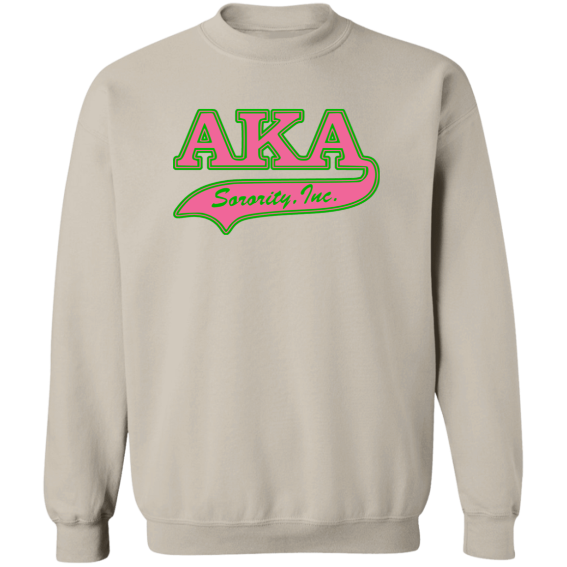 Alpha Kappa Alpha Screen Printed Crewneck Sweatshirt