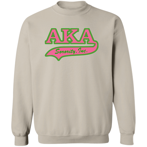Alpha Kappa Alpha Screen Printed Crewneck Sweatshirt
