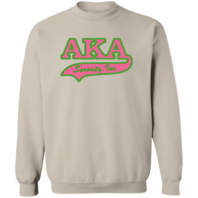 Alpha Kappa Alpha Screen Printed Crewneck Sweatshirt