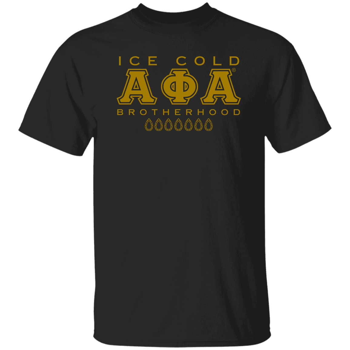 Alpha Phi Alpha Black Ice Collection T-Shirt Ed. 4 - My Greek Letters