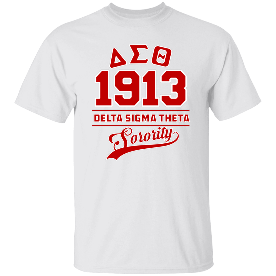 Delta Sigma Theta T-Shirt Paraphernalia Screen Printed Unisex