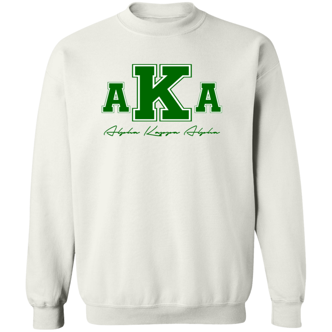 Alpha Kappa Alpha Screen Printed Crewneck Sweatshirt
