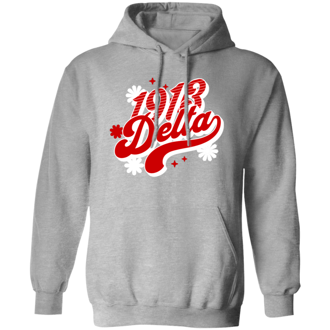 Delta Sigma Theta Hoodie Paraphernalia Screen Printed Unisex