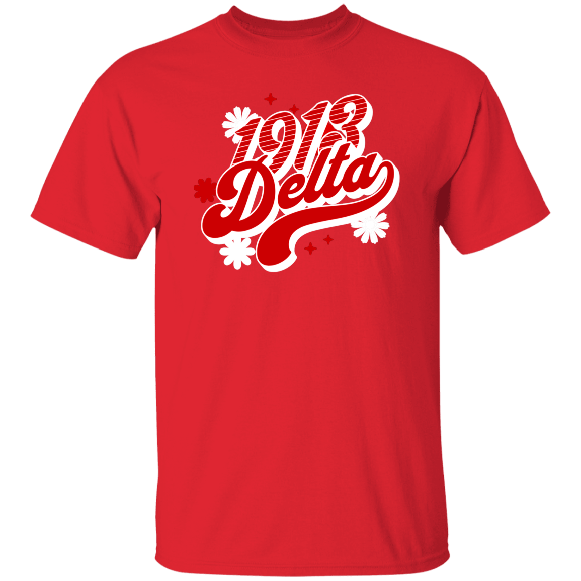 Delta Sigma Theta T-Shirt Paraphernalia Screen Printed Unisex