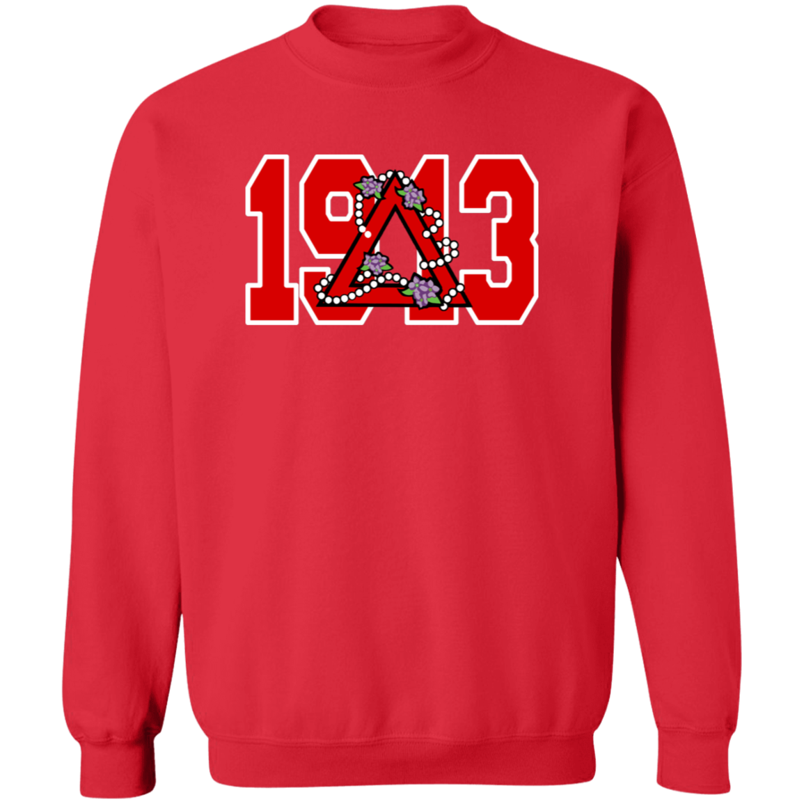 Delta Sigma Theta Sweatshirt Paraphernalia Screen Printed Unisex