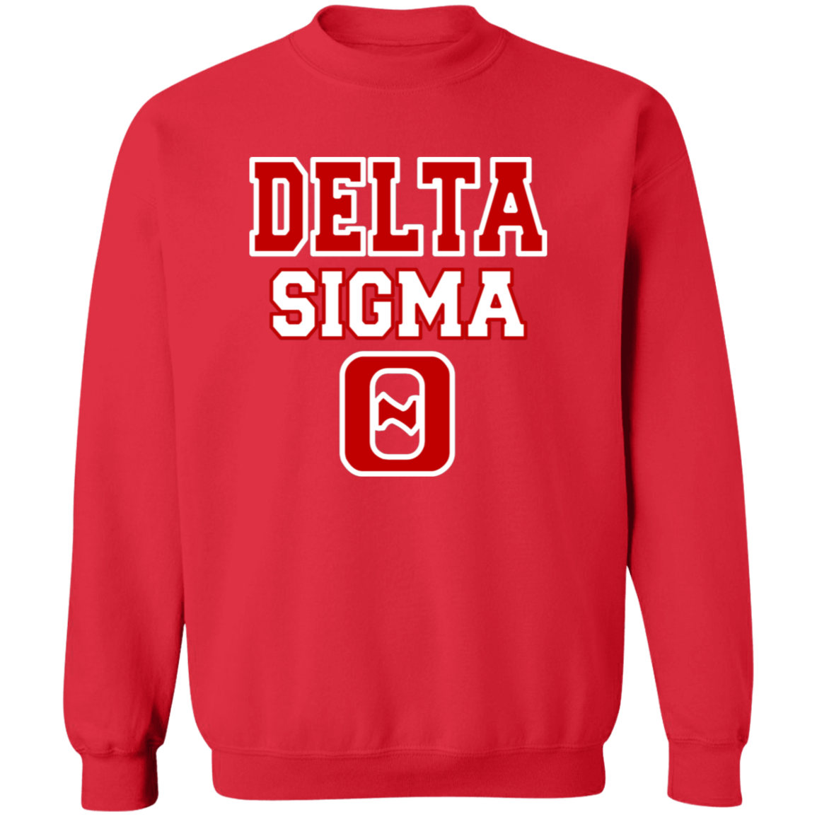 Delta Sigma Theta Sweatshirt Paraphernalia Screen Printed Unisex