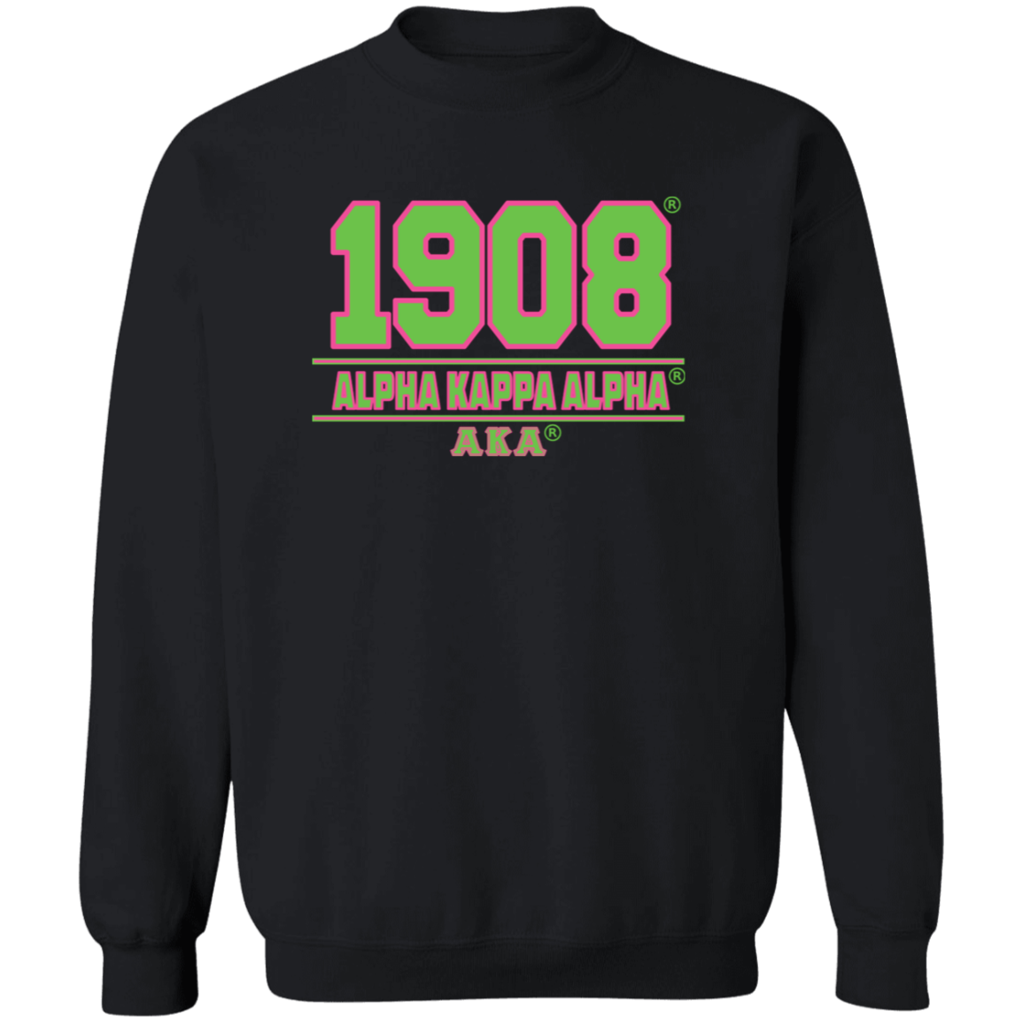 Alpha Kappa Alpha Crewneck Pullover Sweatshirt