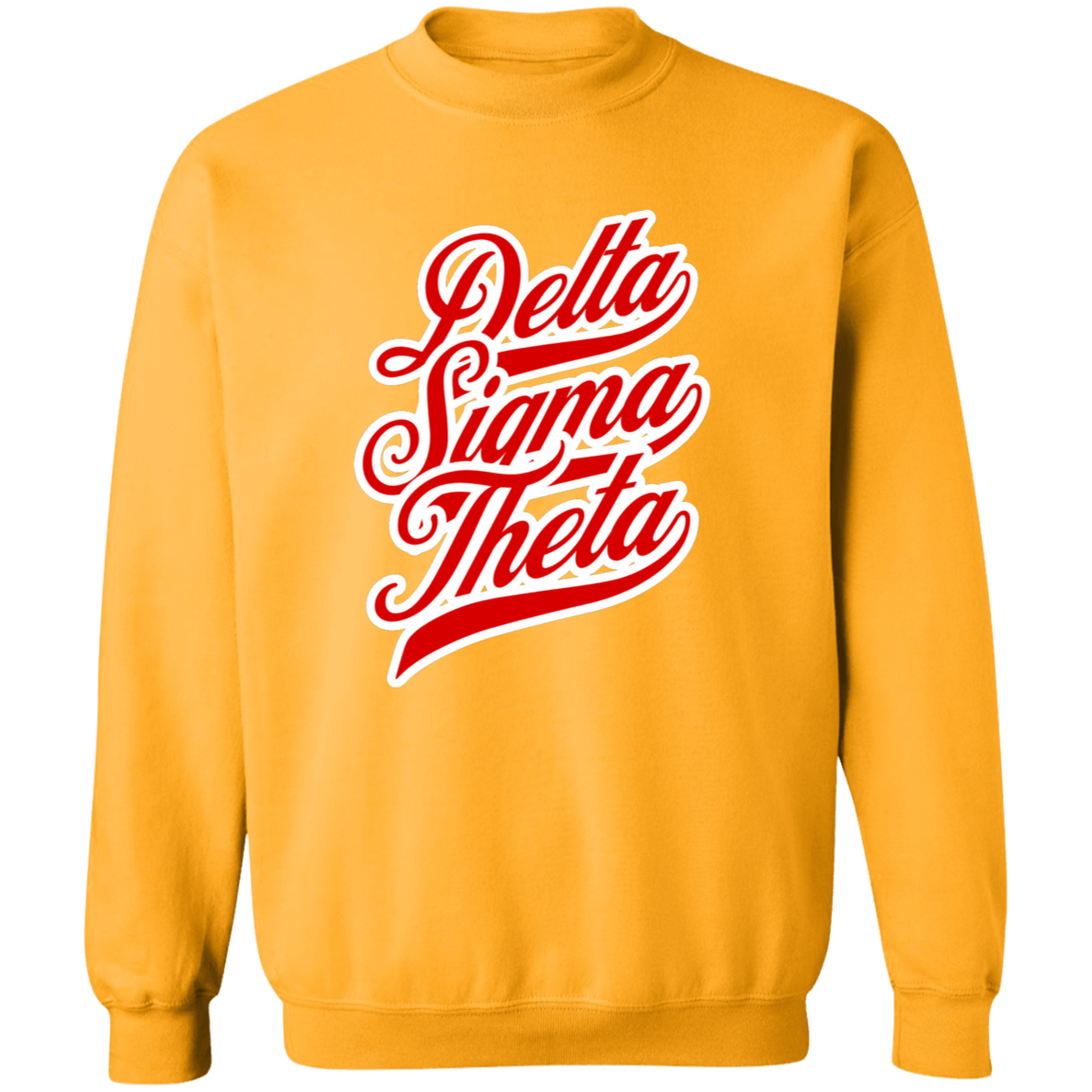 Delta Sigma Theta Sweatshirt Paraphernalia Screen Printed Unisex
