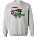 Alpha Kappa Alpha Crewneck Pullover Sweatshirt - My Greek Letters