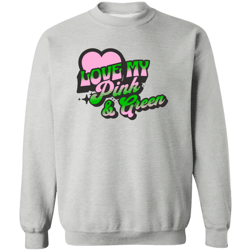 Alpha Kappa Alpha Crewneck Pullover Sweatshirt - My Greek Letters