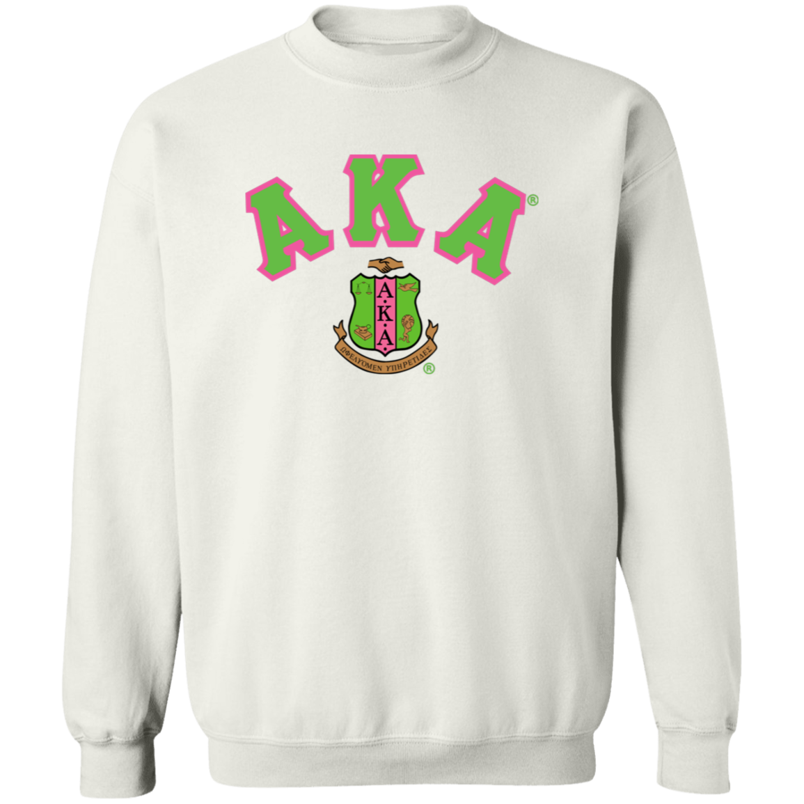 Alpha Kappa Alpha Crewneck Pullover Sweatshirt