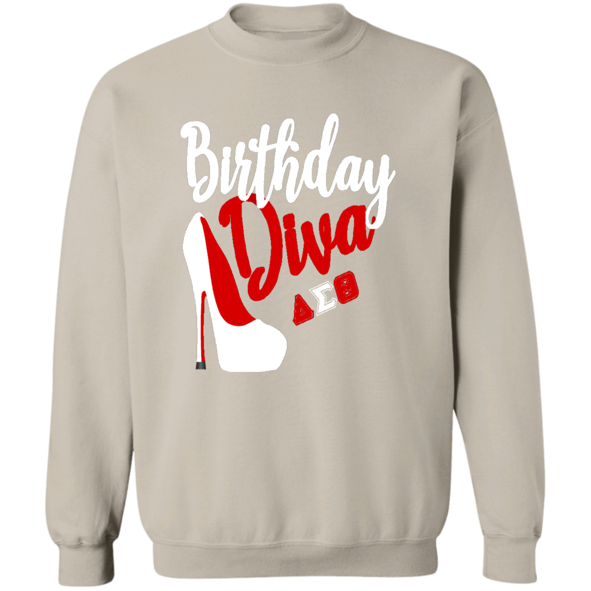 Delta Sigma Theta Sweatshirt Paraphernalia Screen Printed Unisex