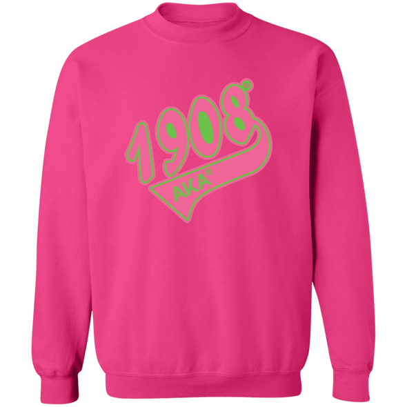 Alpha Kappa Alpha Screen Printed Crewneck Sweatshirt