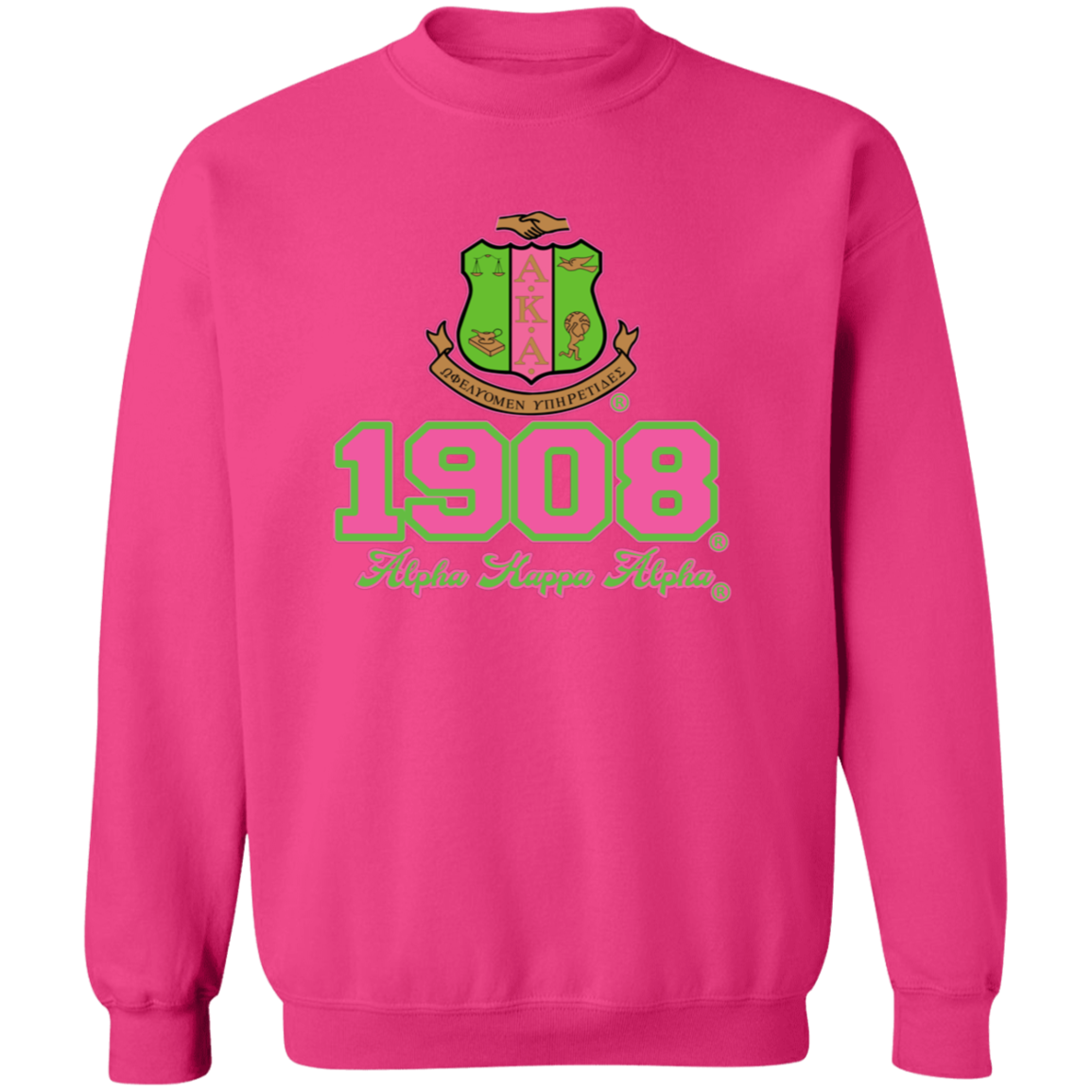 Alpha Kappa Alpha Crewneck Pullover Sweatshirt
