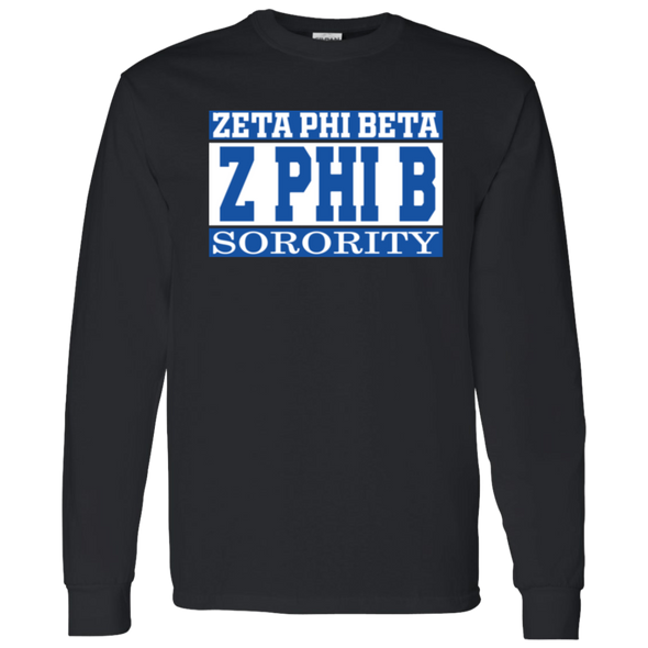 Zeta Phi Beta Sorority LS T-Shirt