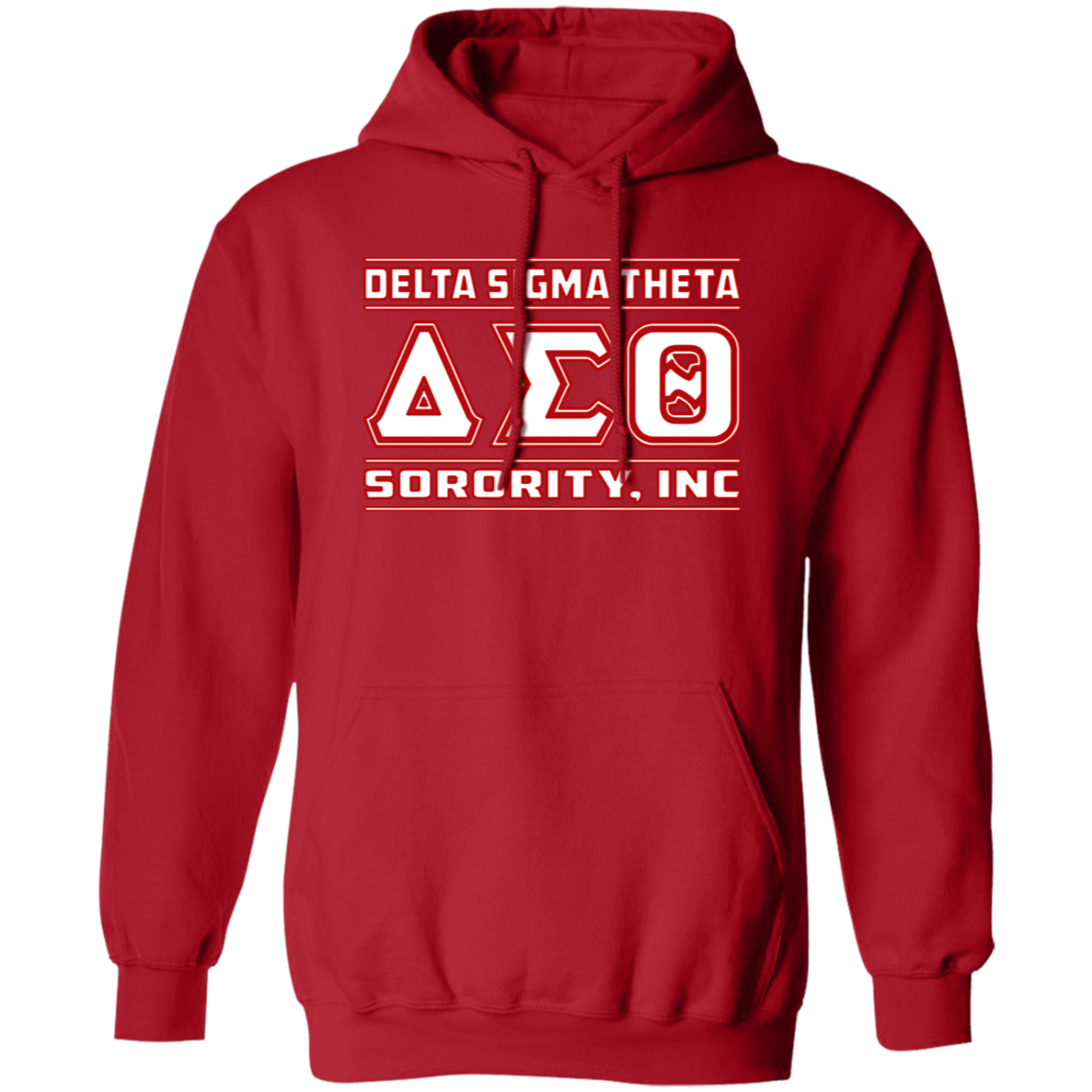 Delta Sigma Theta Hoodie Paraphernalia Screen Printed Unisex