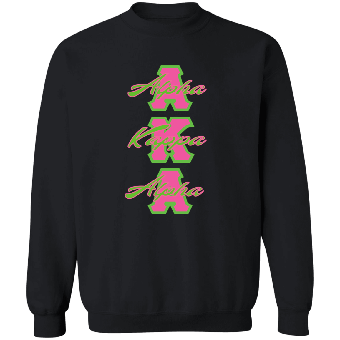 Alpha Kappa Alpha Screen Printed Crewneck Sweatshirt