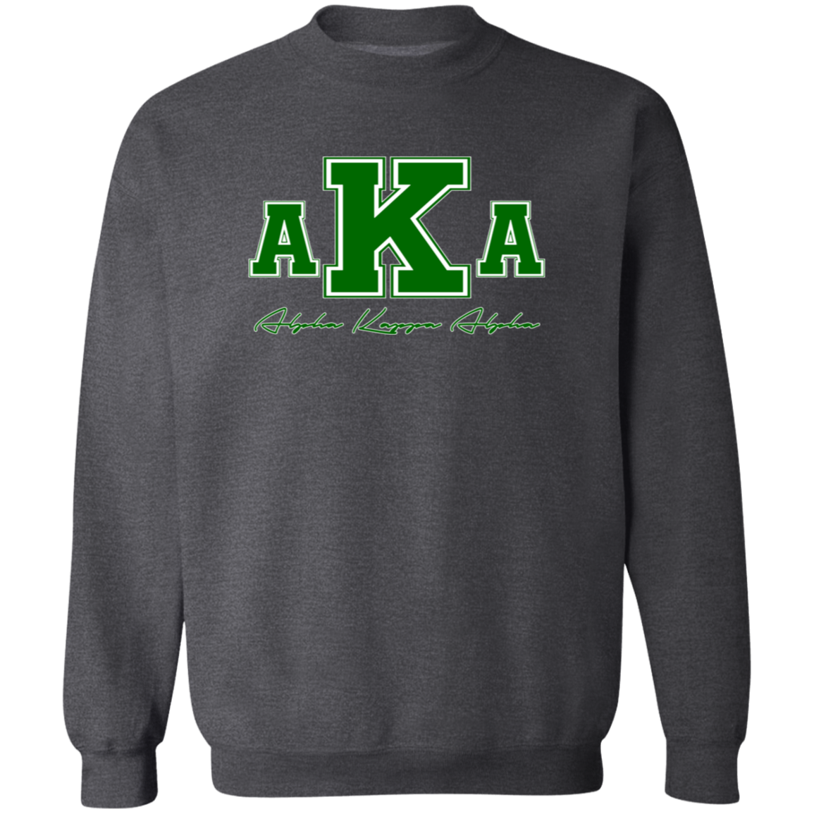 Alpha Kappa Alpha Screen Printed Crewneck Sweatshirt