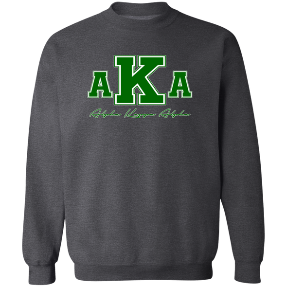 Alpha Kappa Alpha Screen Printed Crewneck Sweatshirt