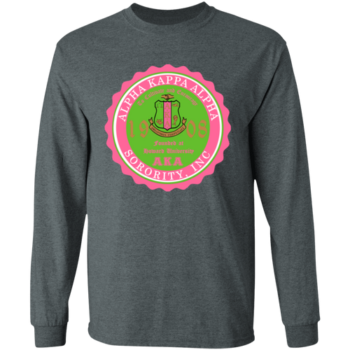 Alpha Kappa Alpha Screen Printed Long Sleeve