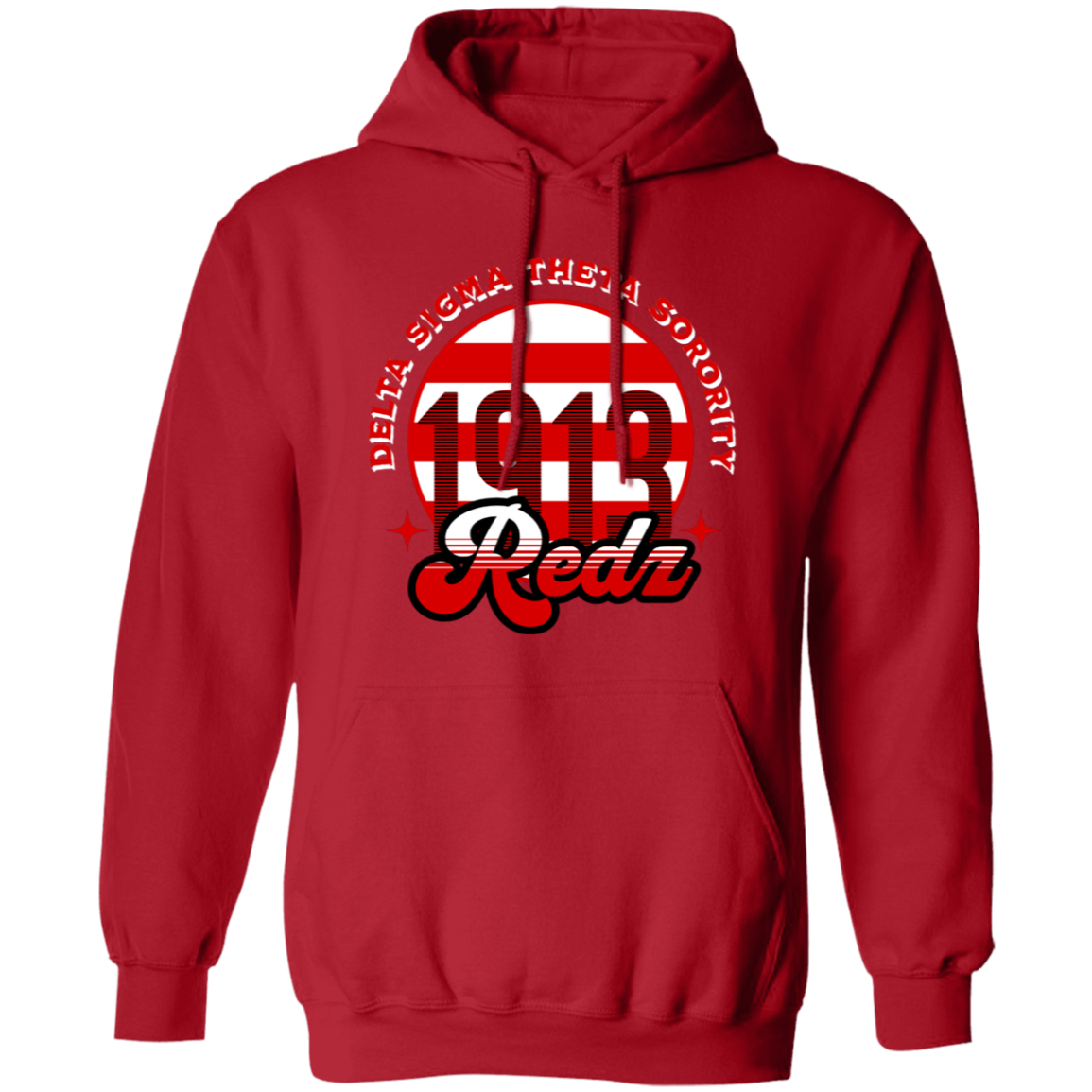 Delta Sigma Theta Hoodie Paraphernalia Screen Printed Unisex