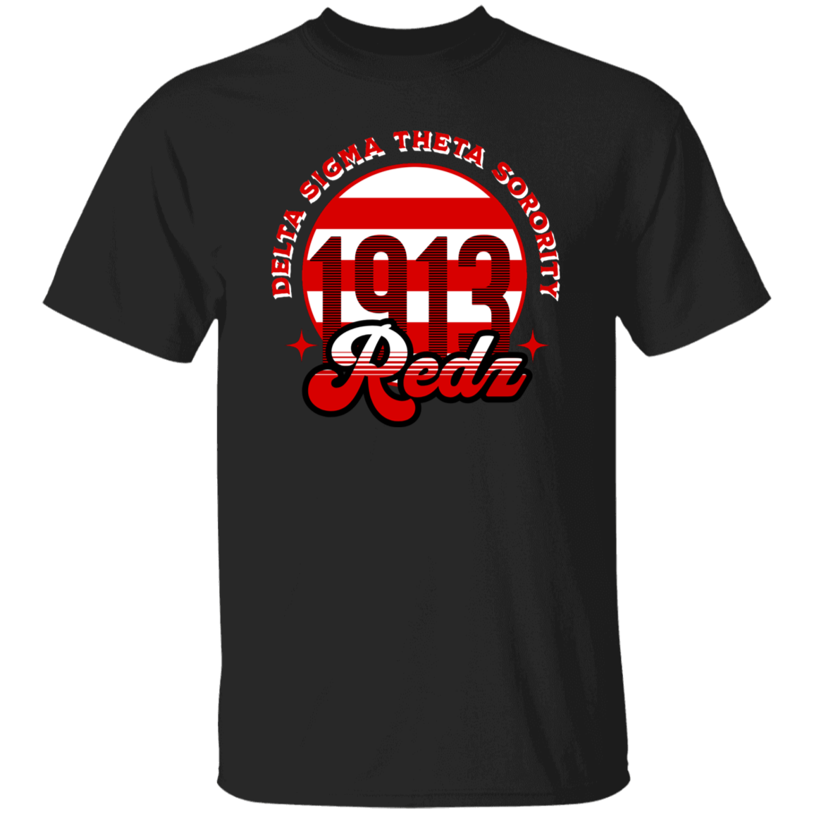 Delta Sigma Theta T-Shirt Paraphernalia Screen Printed Unisex