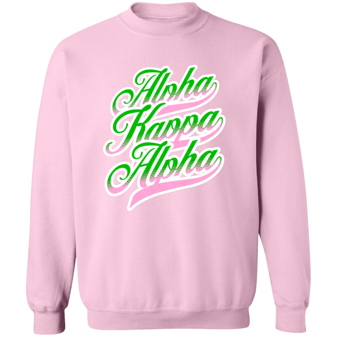 Alpha Kappa Alpha Crewneck Pullover Sweatshirt - My Greek Letters