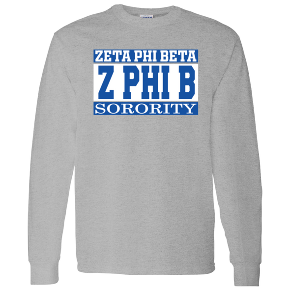 Zeta Phi Beta Sorority LS T-Shirt