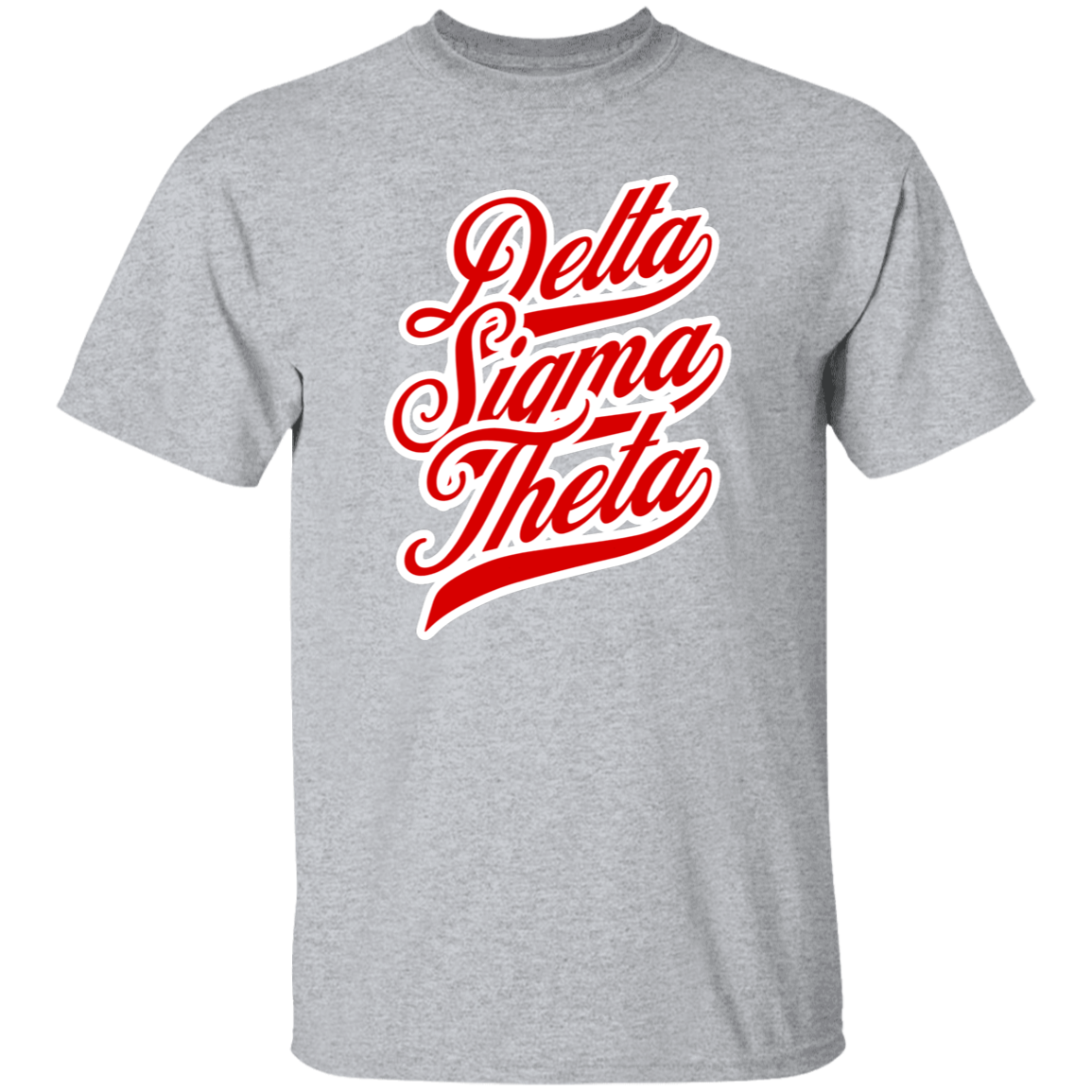 Delta Sigma Theta T-Shirt Paraphernalia Screen Printed Unisex