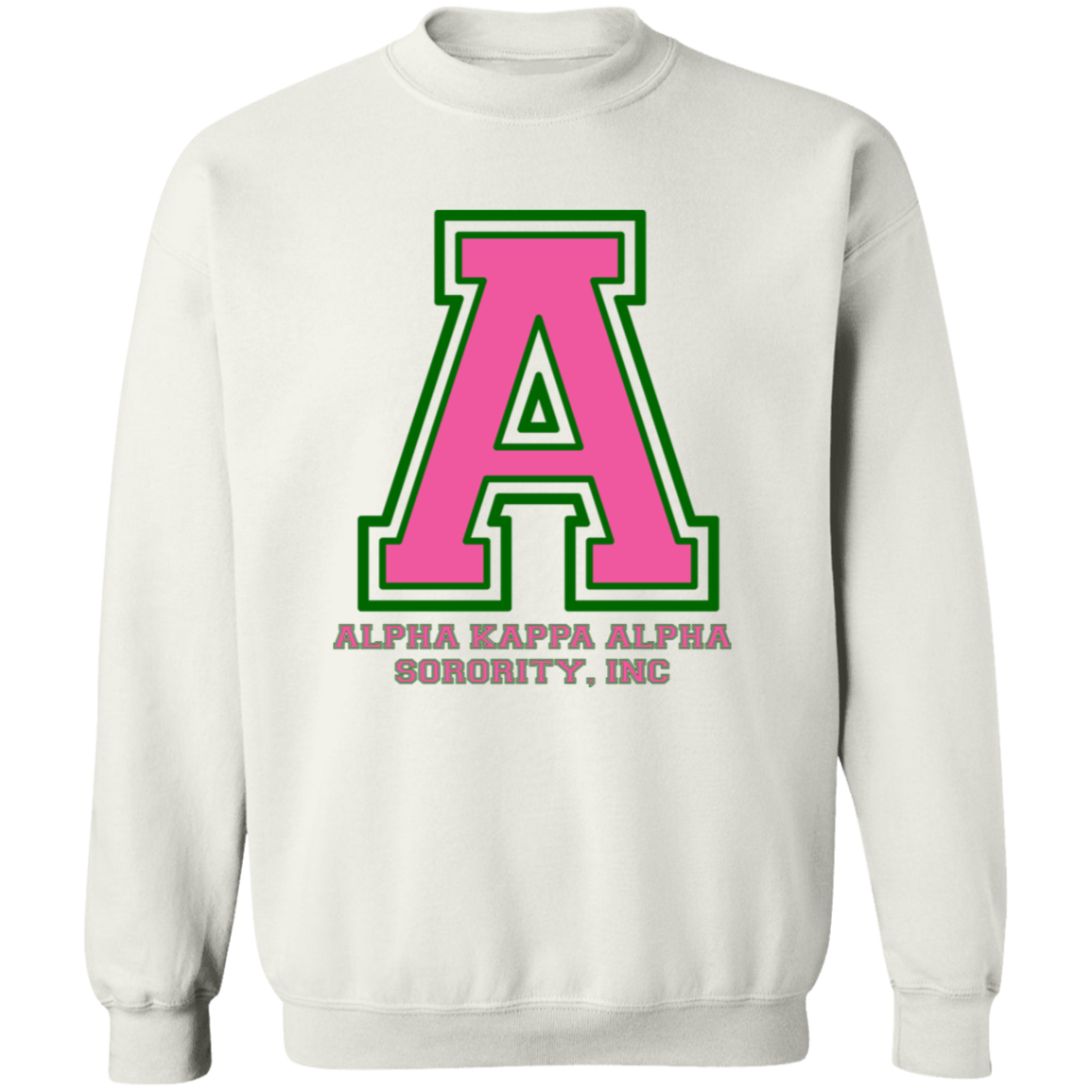 Alpha Kappa Alpha Screen Printed Crewneck Sweatshirt