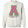 Alpha Kappa Alpha Screen Printed Crewneck Sweatshirt