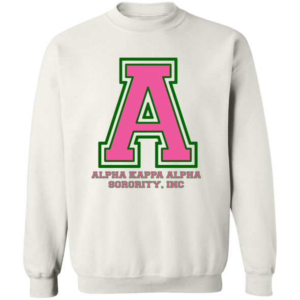 Alpha Kappa Alpha Screen Printed Crewneck Sweatshirt