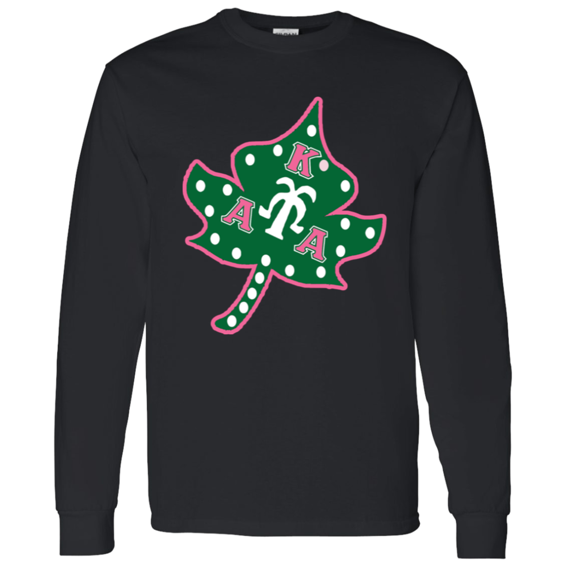 Alpha Kappa Alpha Screen Printed Long Sleeve