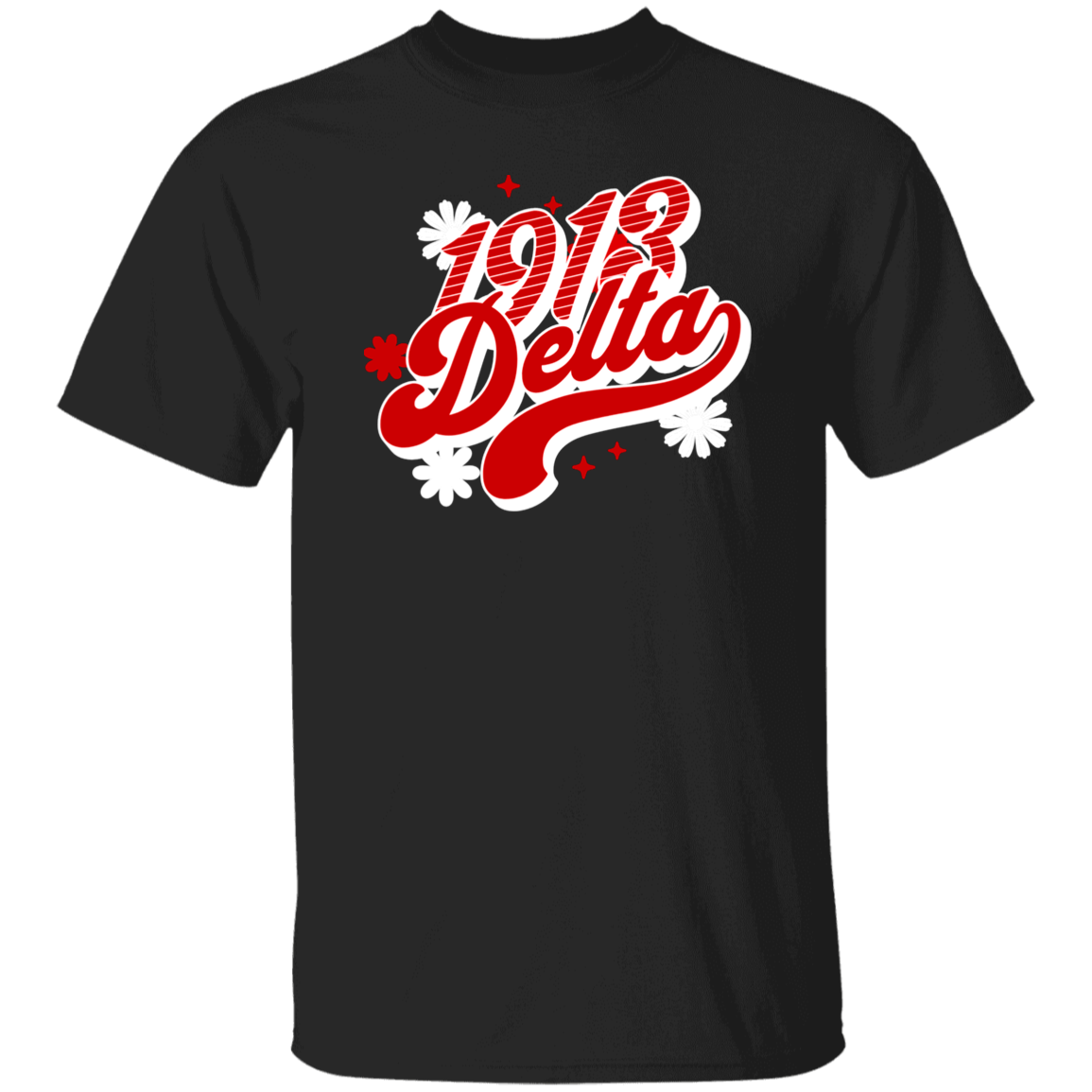 Delta Sigma Theta T-Shirt Paraphernalia Screen Printed Unisex