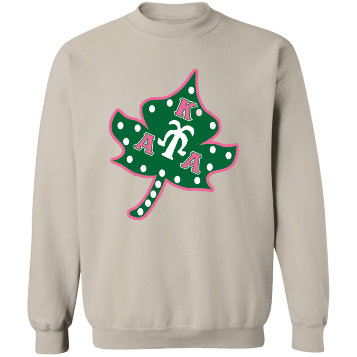 Alpha Kappa Alpha Screen Printed Crewneck Sweatshirt
