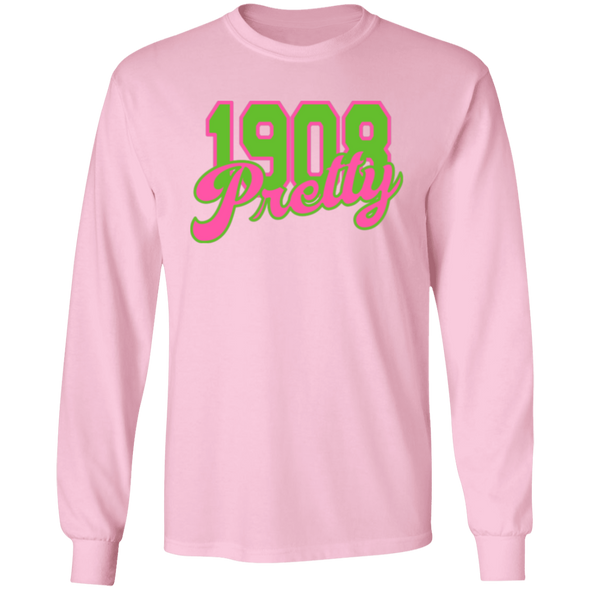 Alpha Kappa Alpha Screen Printed Long Sleeve
